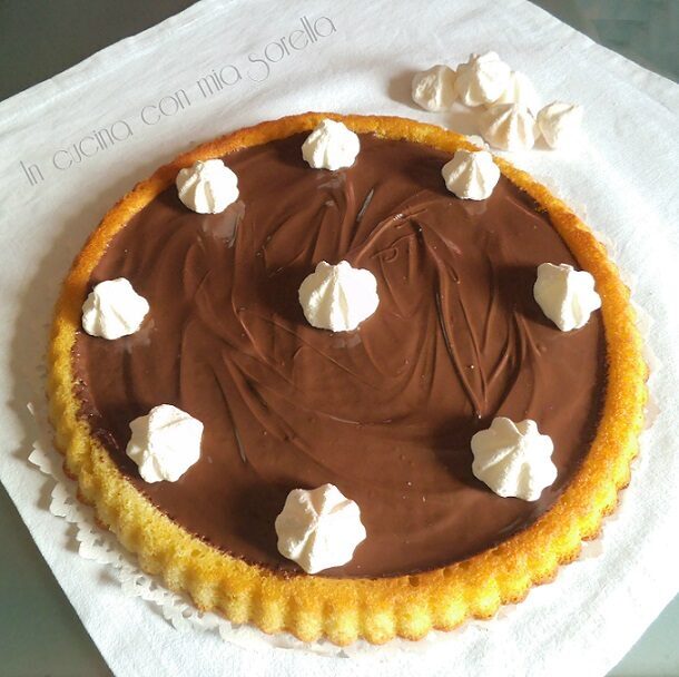 Torta moribida nutella e merighe