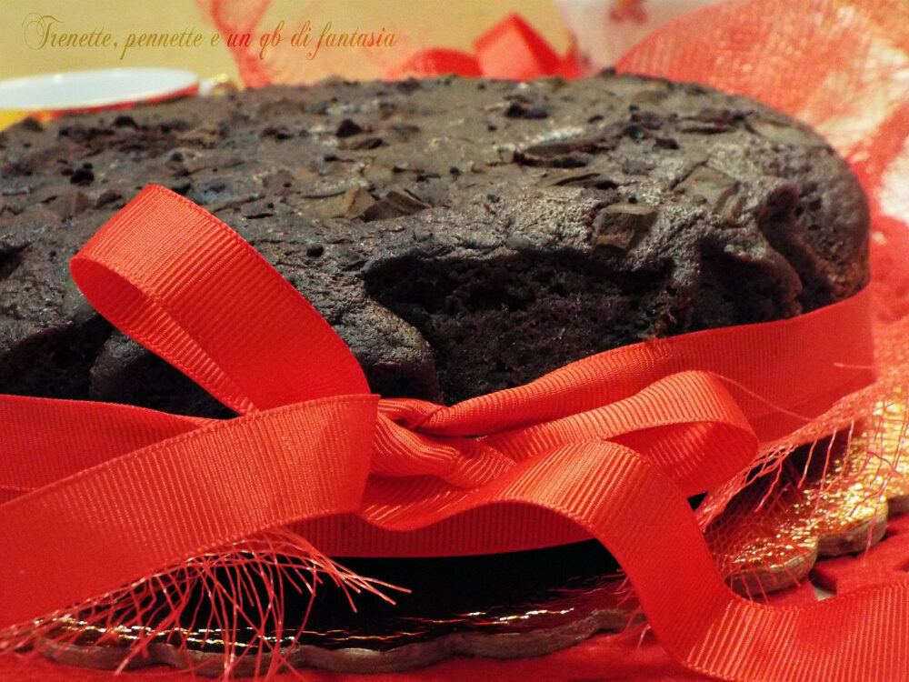 Torta nerina pere e cioccolato
