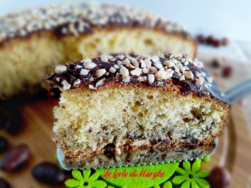 Torta nocciole cioccolato e fave di cacao