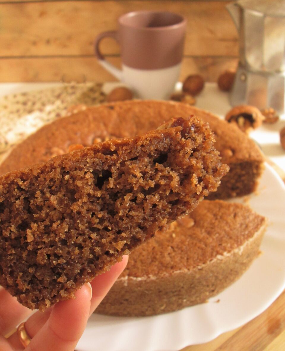 Torta noci e caffè