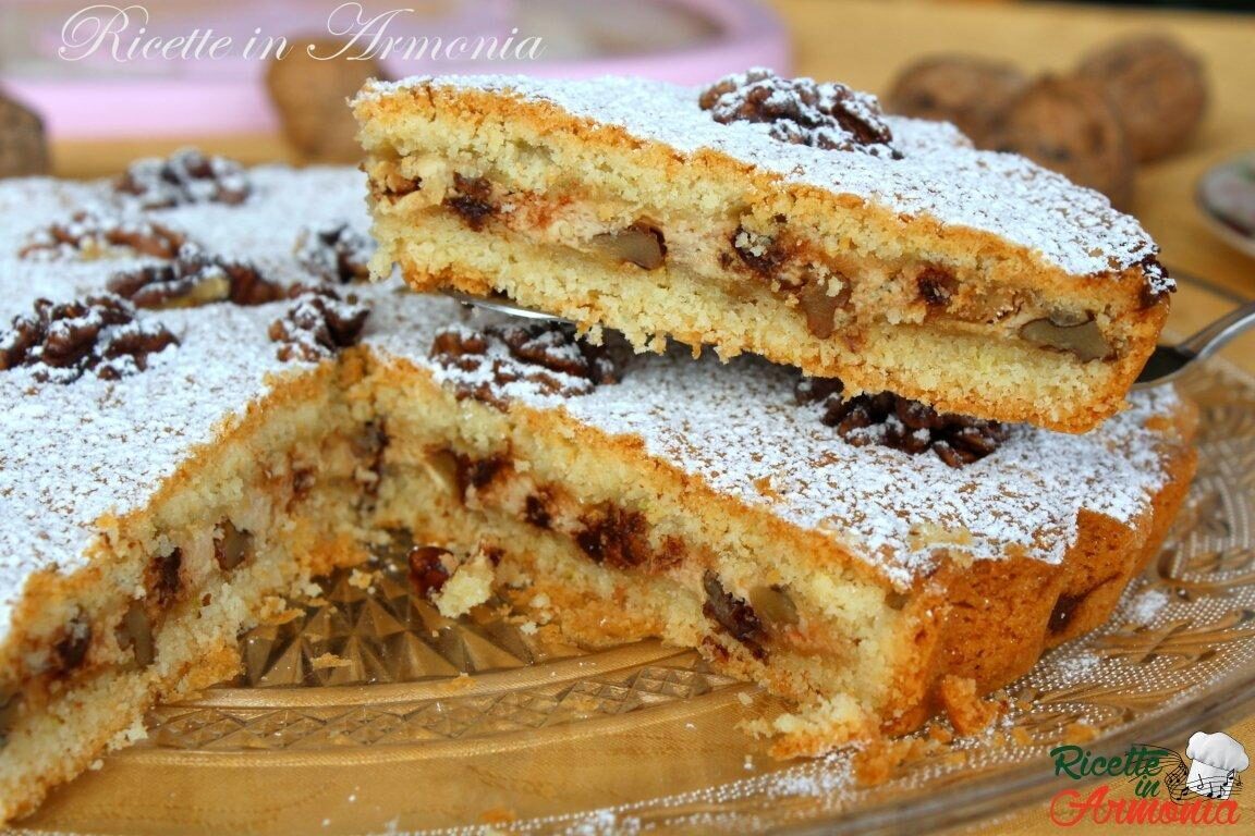 Torta noci e ricotta sapori d’autunno!