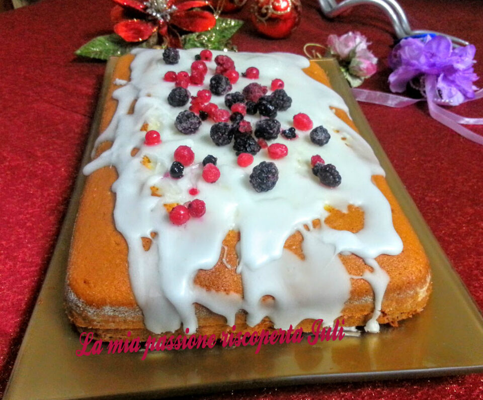 Torta nua con crema di limone