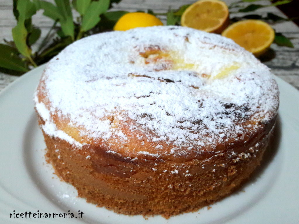 Torta Nua con ricotta e limone