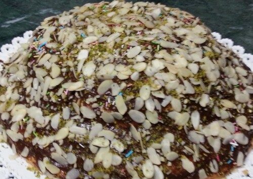 Torta nutella e pistacchio mascarpone