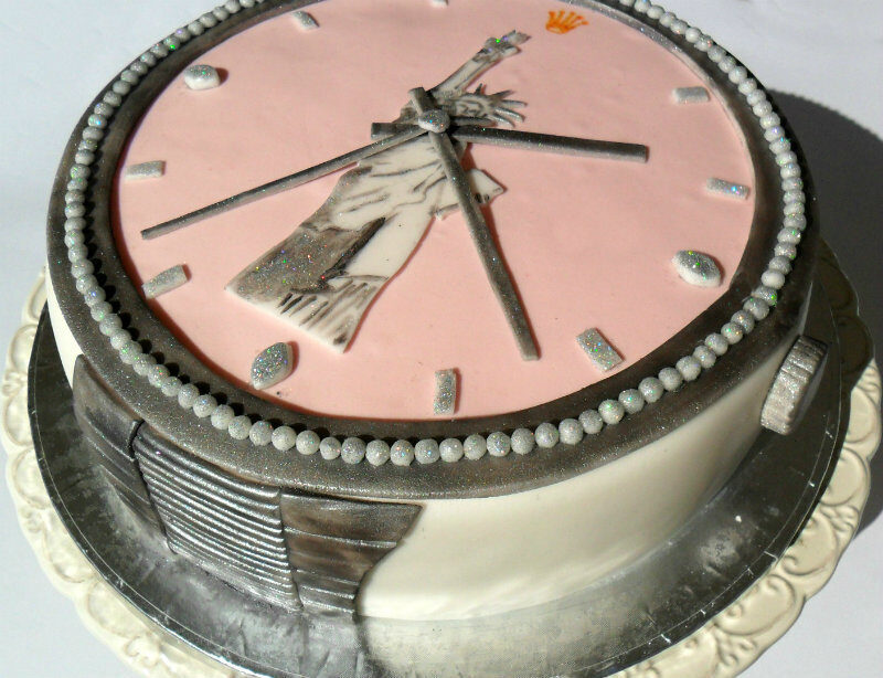 Torta orologio …a new york