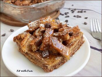 Torta overnight di french toast al forno