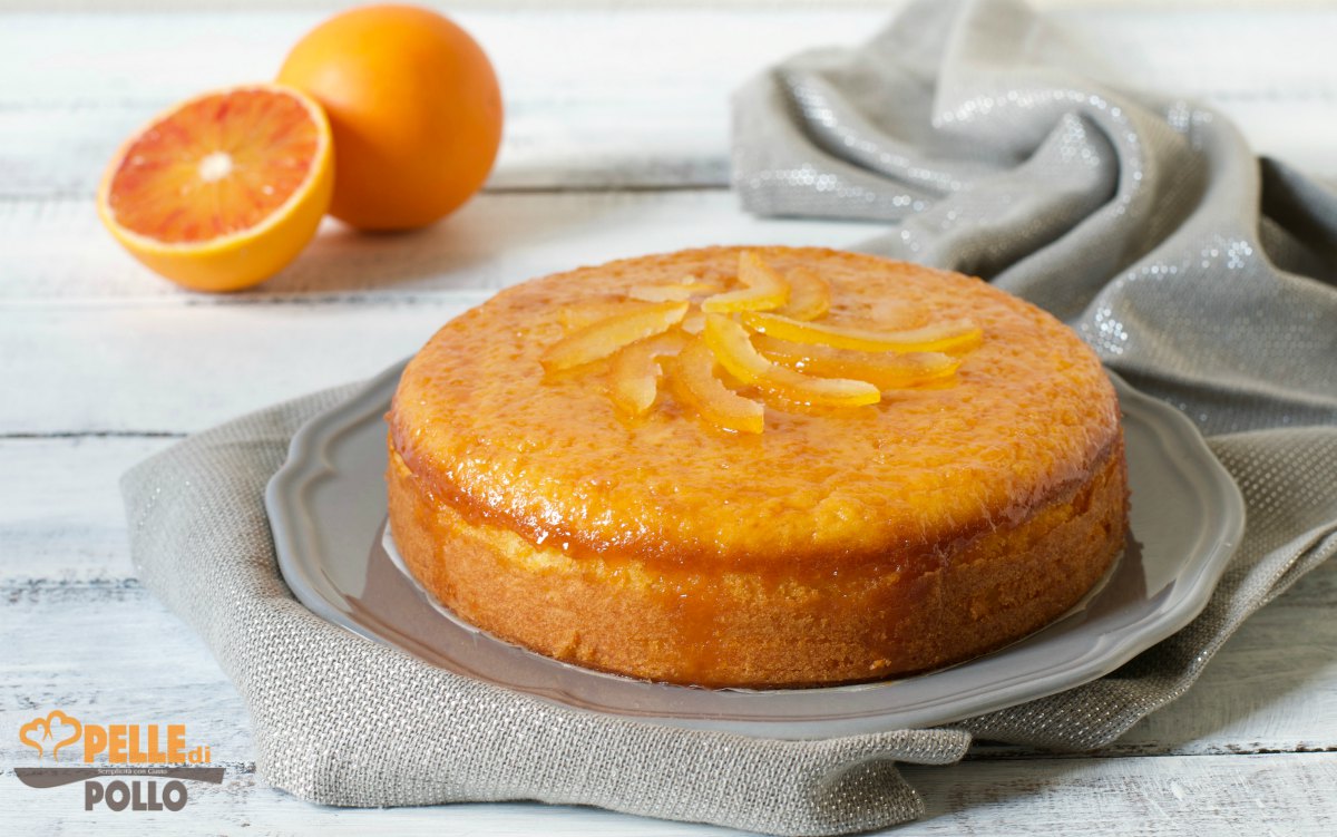 Torta pan d’arancio – ricetta con arancia frullata