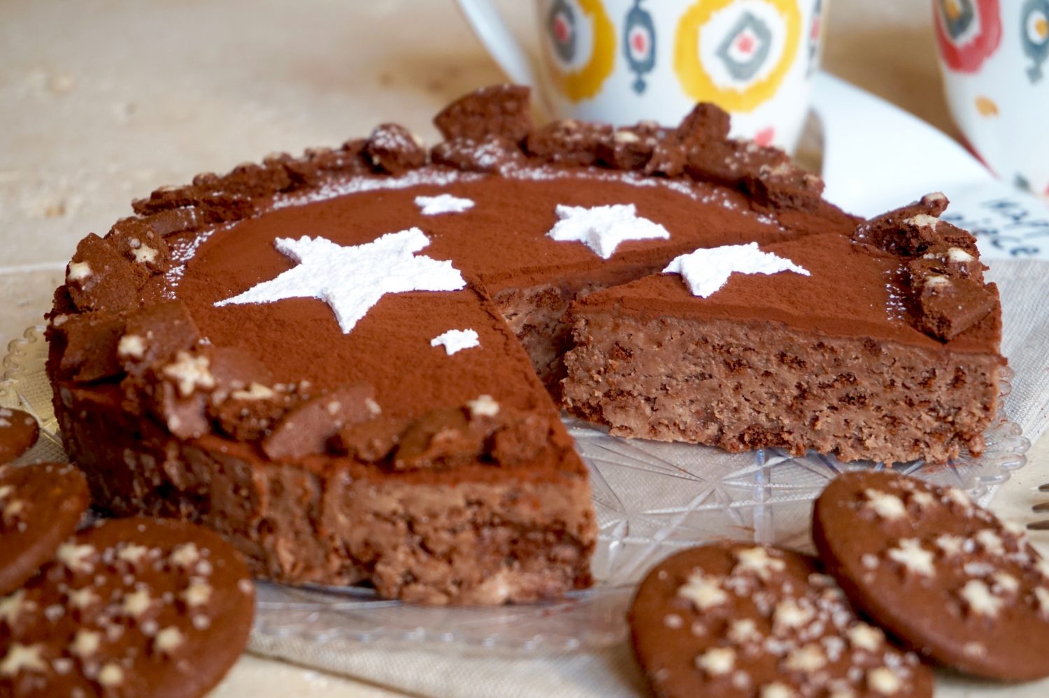 Torta pan di stelle facile e senza cottura