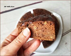 Torta pancake soffice alla farina di carrube senza glutine