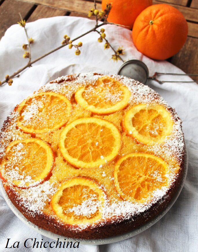 Torta pand’arancio rovesciata