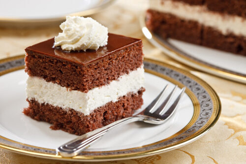 Torta panna e nutella
