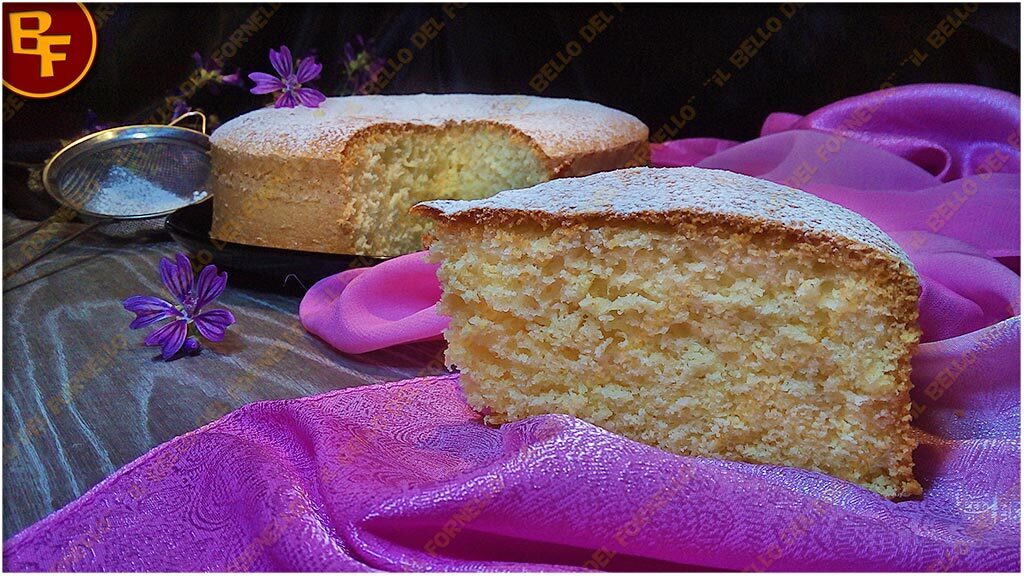 Torta paradiso all’acqua calda | senza lattosio