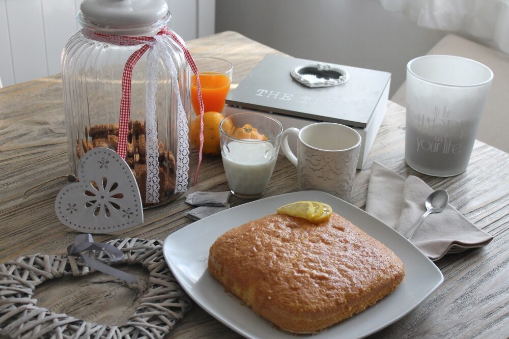 Torta paradiso con limone e miele