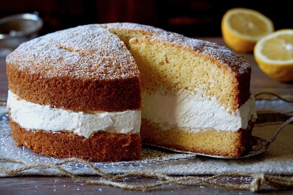 Torta paradiso farcita