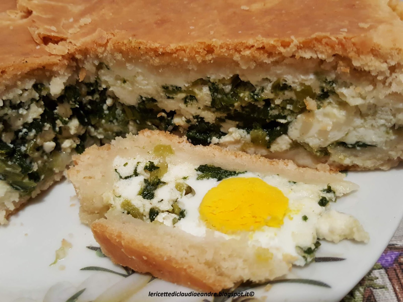 Torta pasqualina alle erbette a modo mio con pasta brisè all’olio