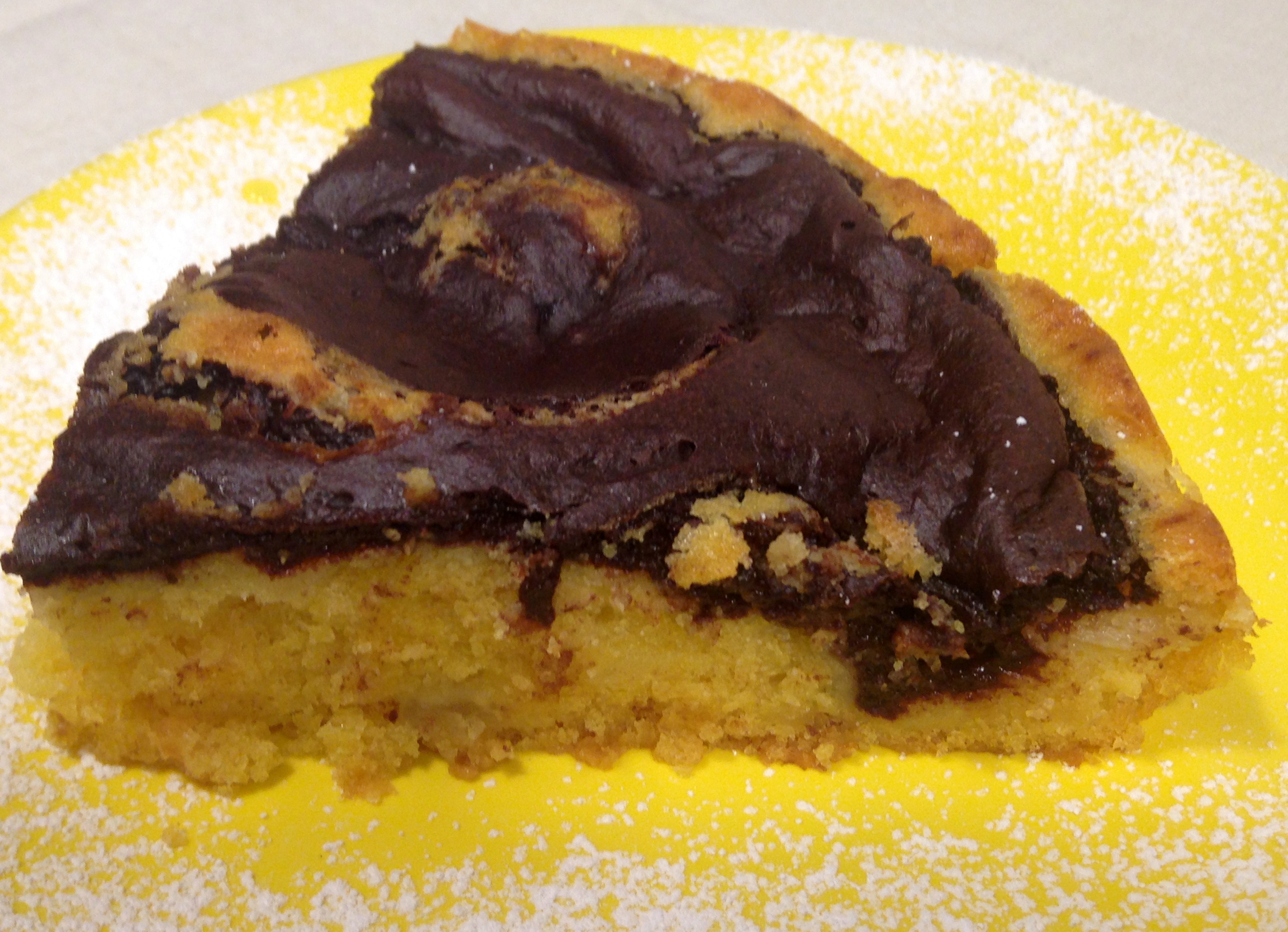 Torta pere e cioccolato