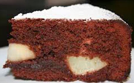 Torta pere e cioccolato