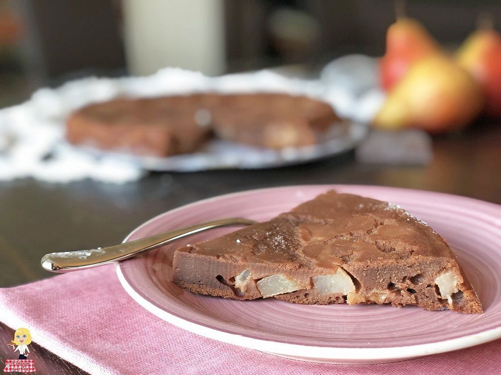 Torta pere e cioccolato