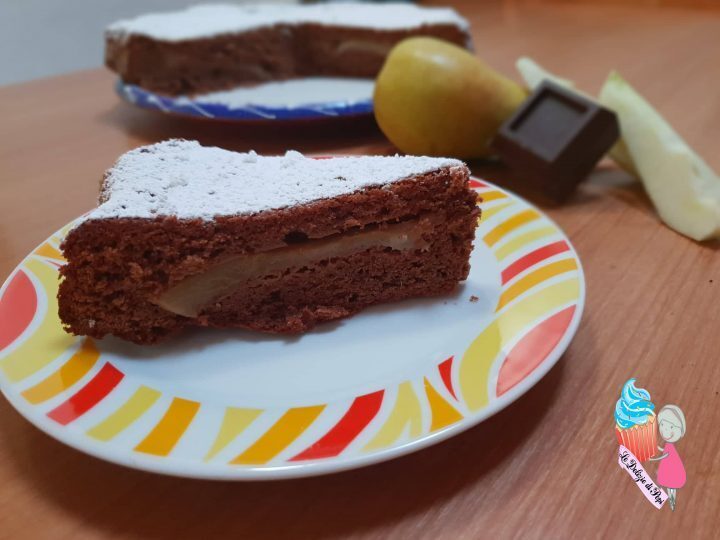 Torta pere e cioccolato