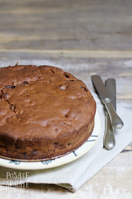 Torta pere e cioccolato senza burro, per farsi perdonare