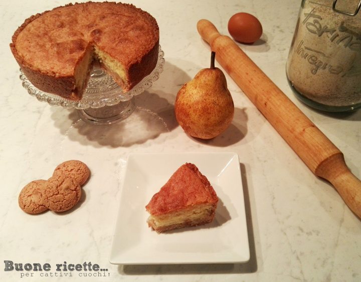 Torta pere e crema frangipane