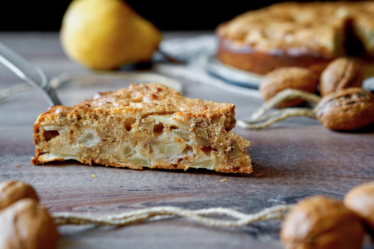 Torta Pere e Noci