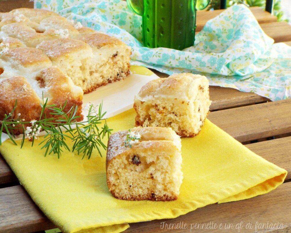 Torta  piumino con crema al cocco