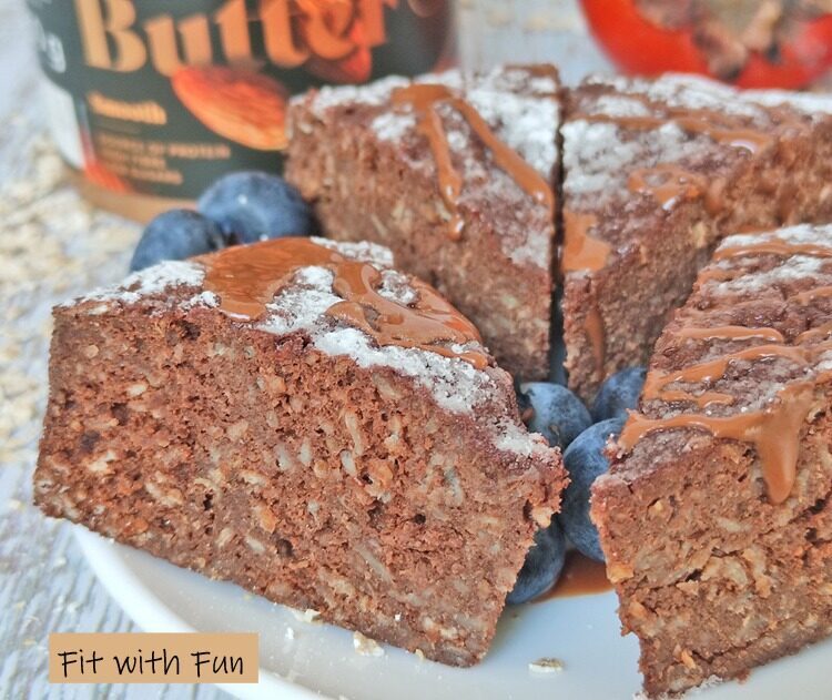 Torta proteica cachi mandorle e cacao 100 calorie