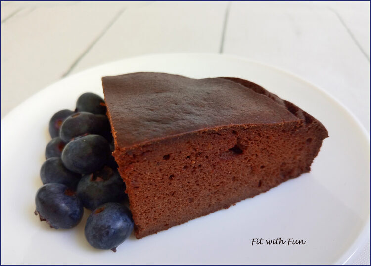 Torta proteica e senza glutine cacao e caramello