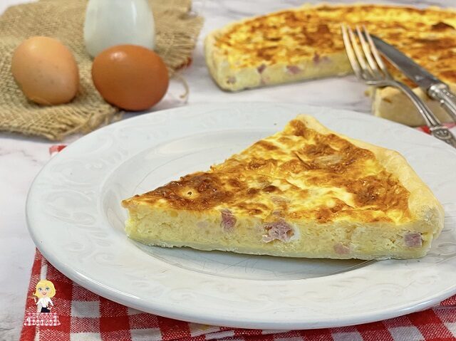 Torta quiche con porri