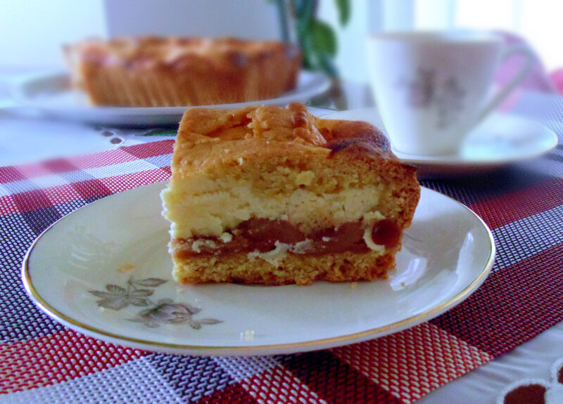 Torta ricotta e amarene