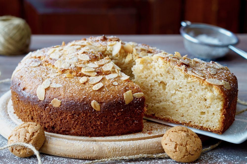 Torta ricotta e amaretti