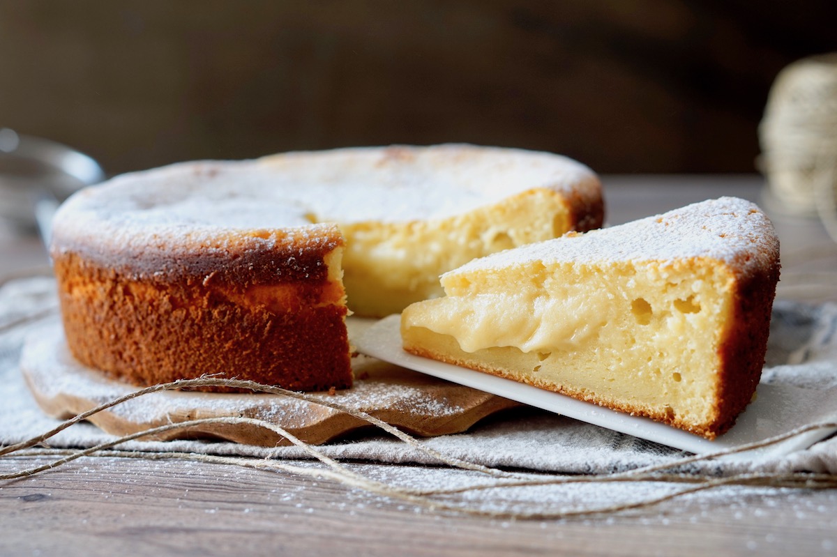 Torta ricotta e cioccolato bianco
