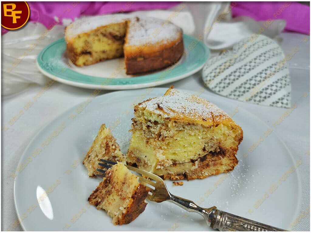Torta ricotta e cioccolato senza zucchero e farina