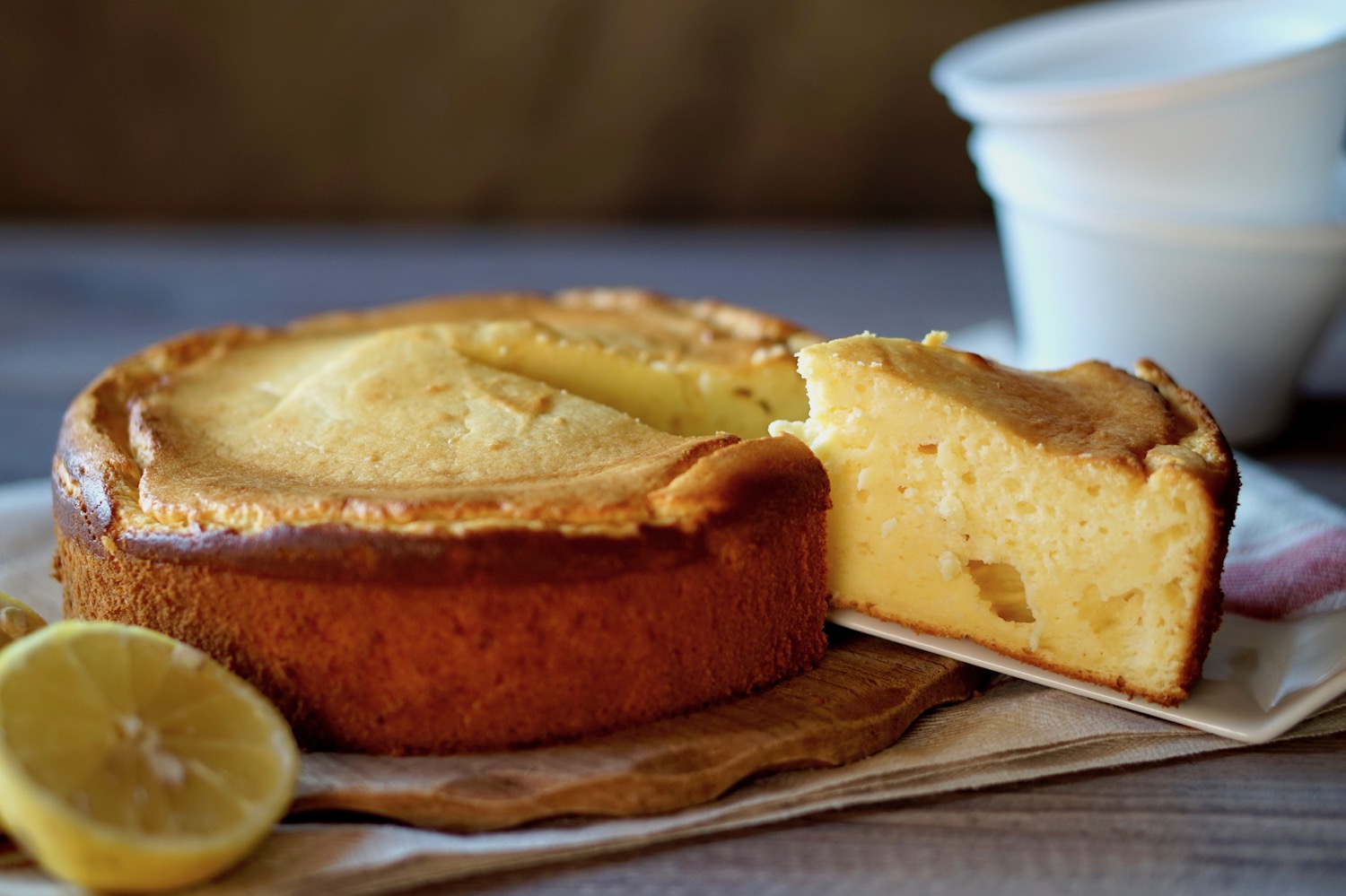 Torta ricotta e limone