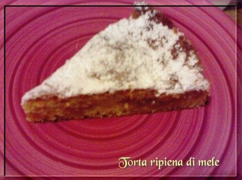 Torta ripiena di mele