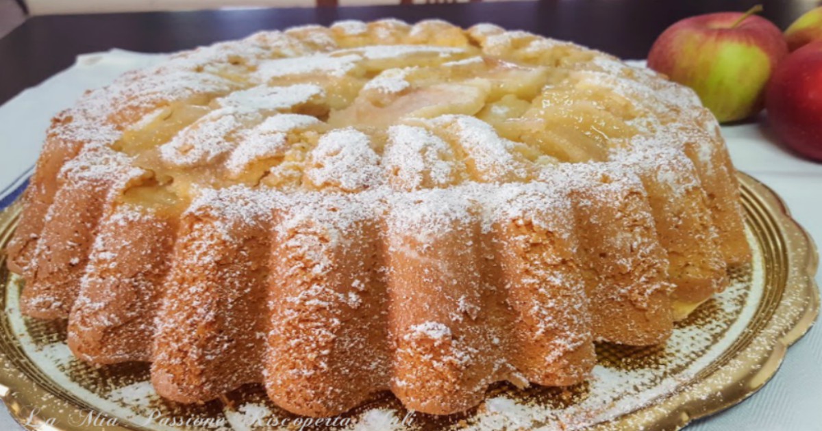 Torta ripiena di mele