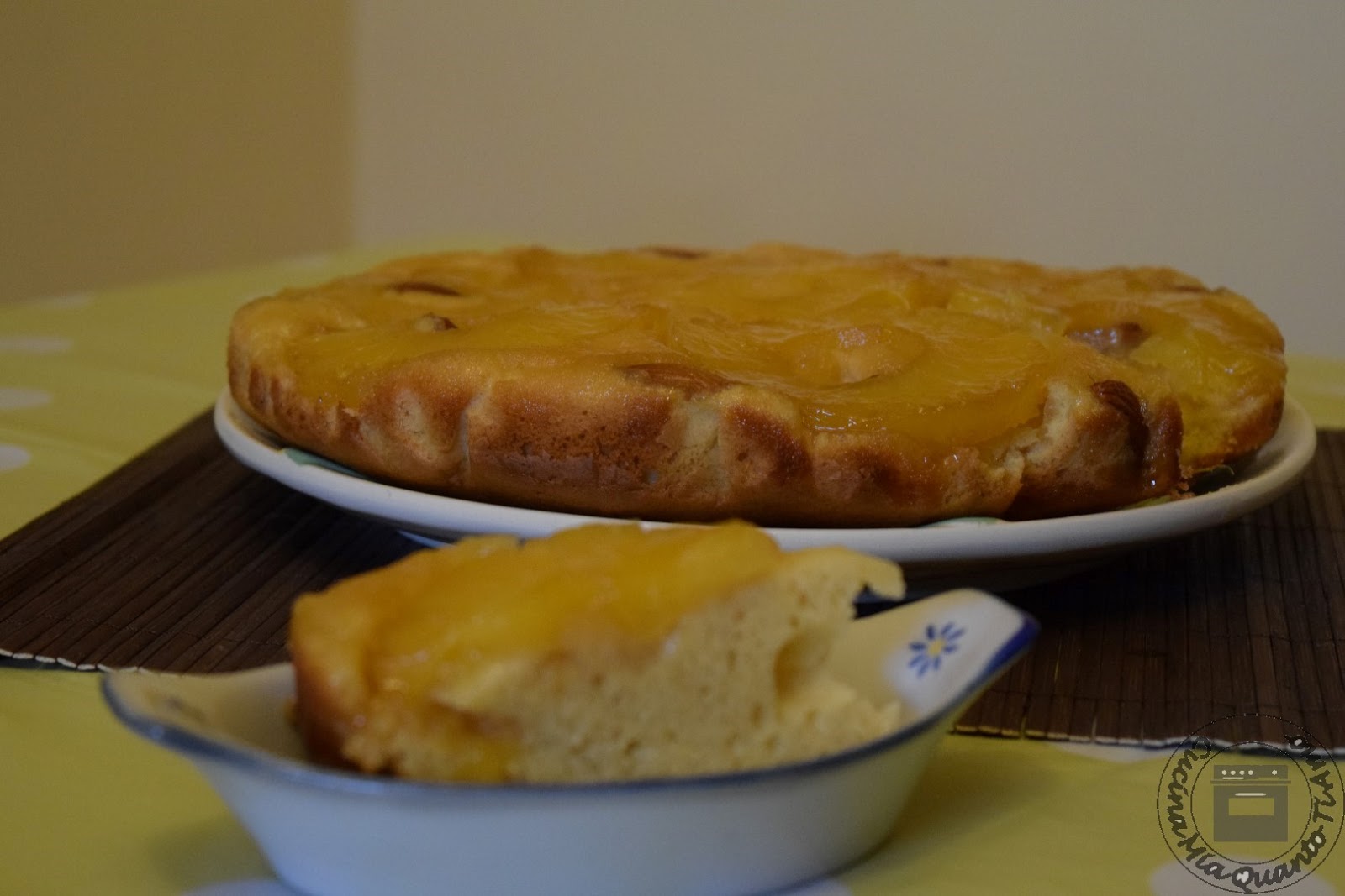 Torta rovesciata all’ananas senza burro