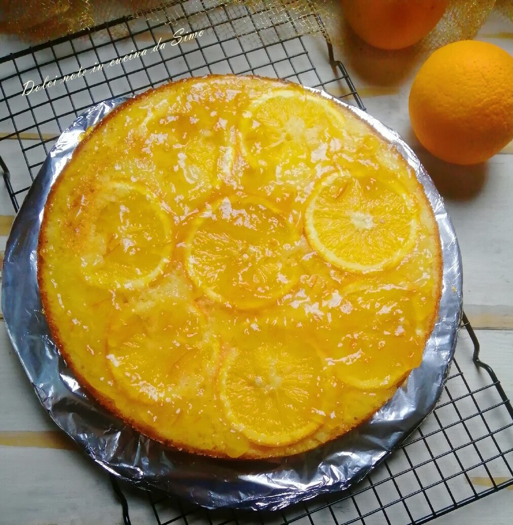 Torta rovesciata all’arancia e marmellata