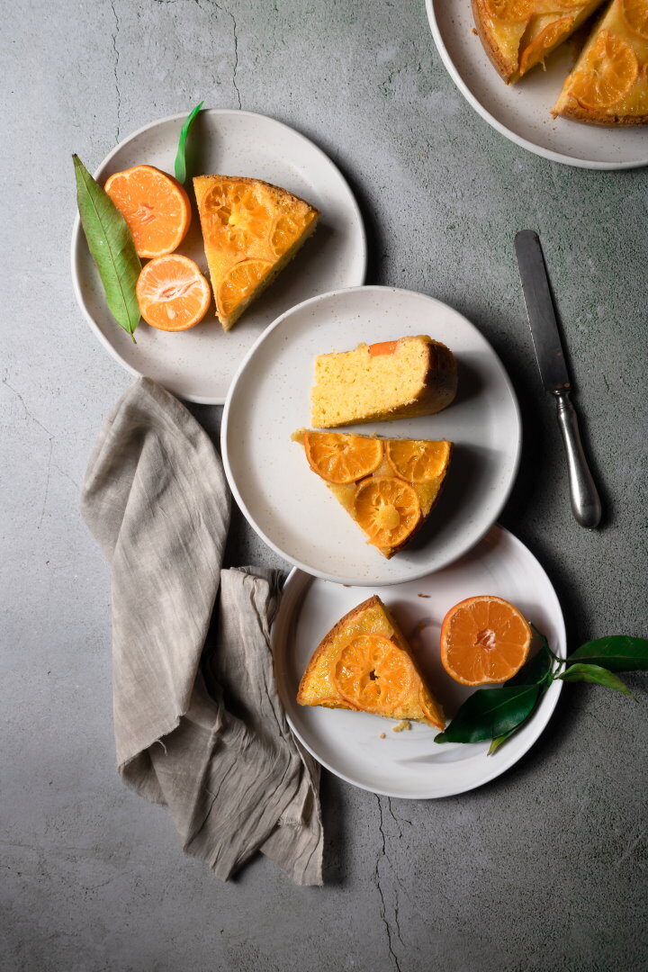 Torta rovesciata alle clementine