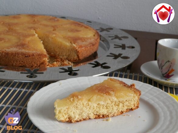 Torta rovesciata ananas e cocco