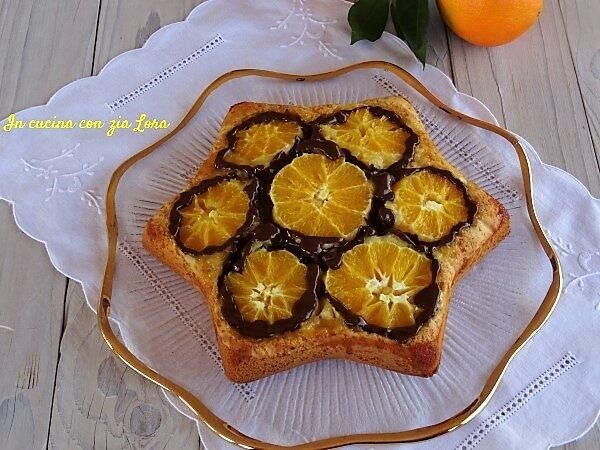 Torta rovesciata arance e cioccolato