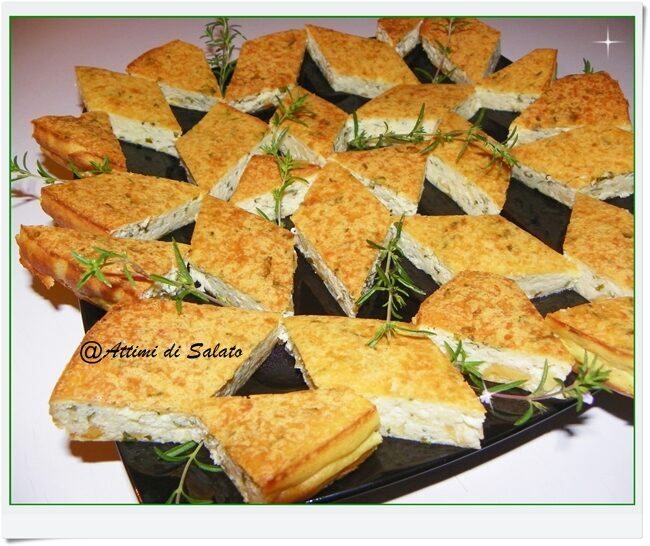 Torta rustica ai formaggi e scalogno
