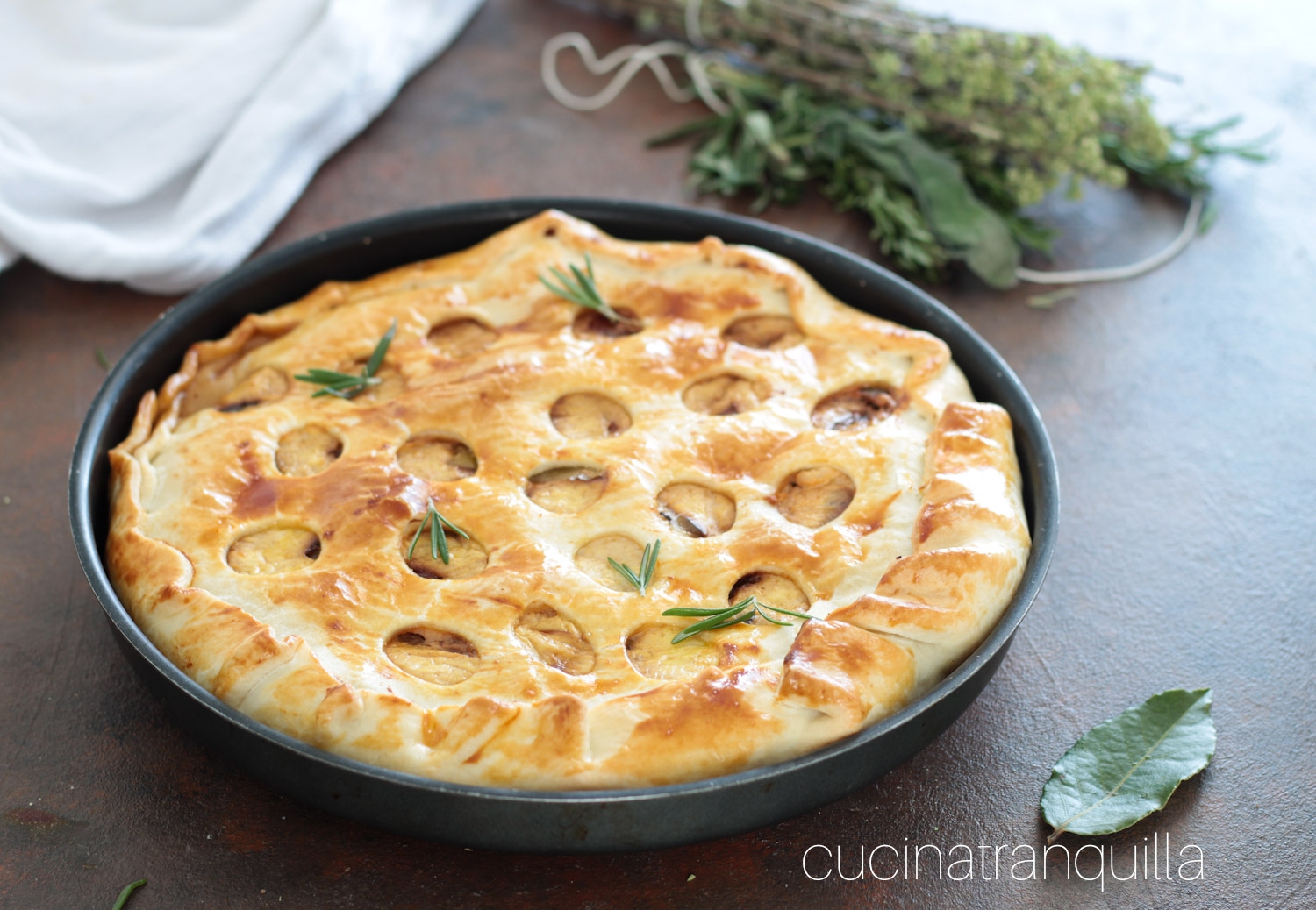 Torta rustica ai peperoni