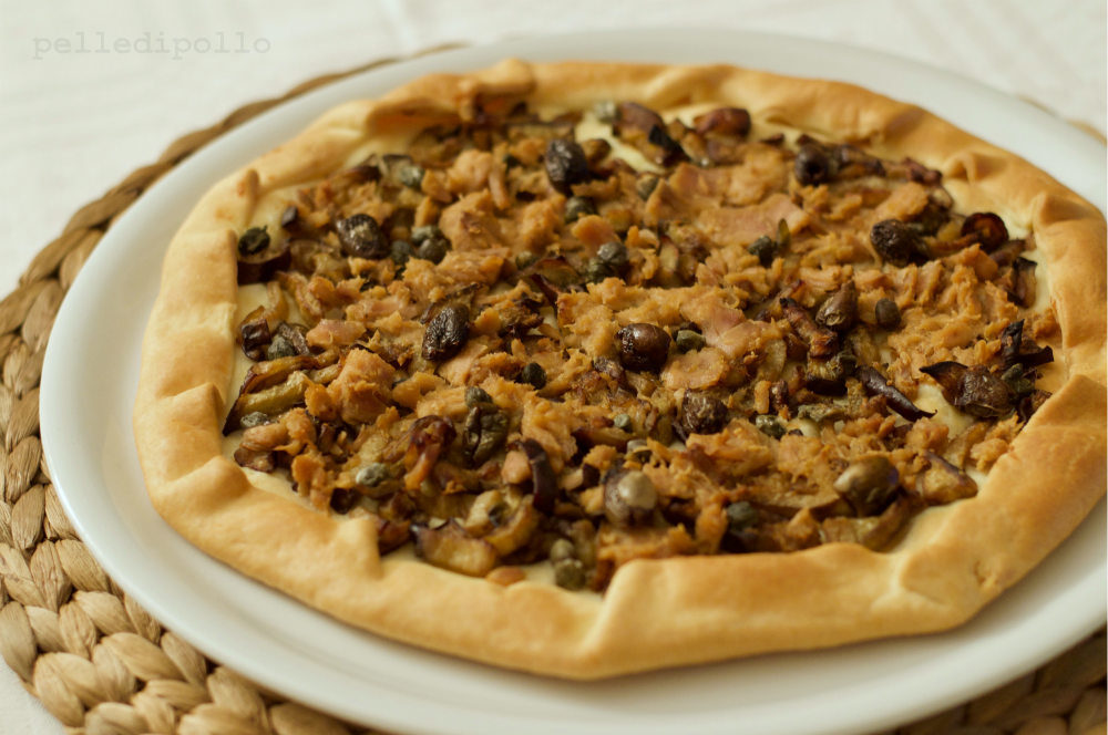 Torta rustica al tonno e melanzane