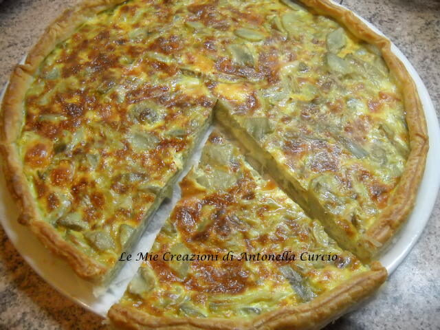 TORTA RUSTICA CON CARCIOFI