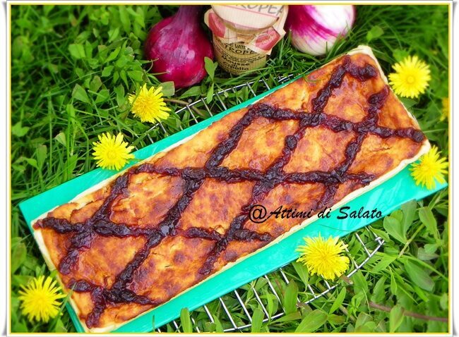 Torta rustica con cipolle di tropea