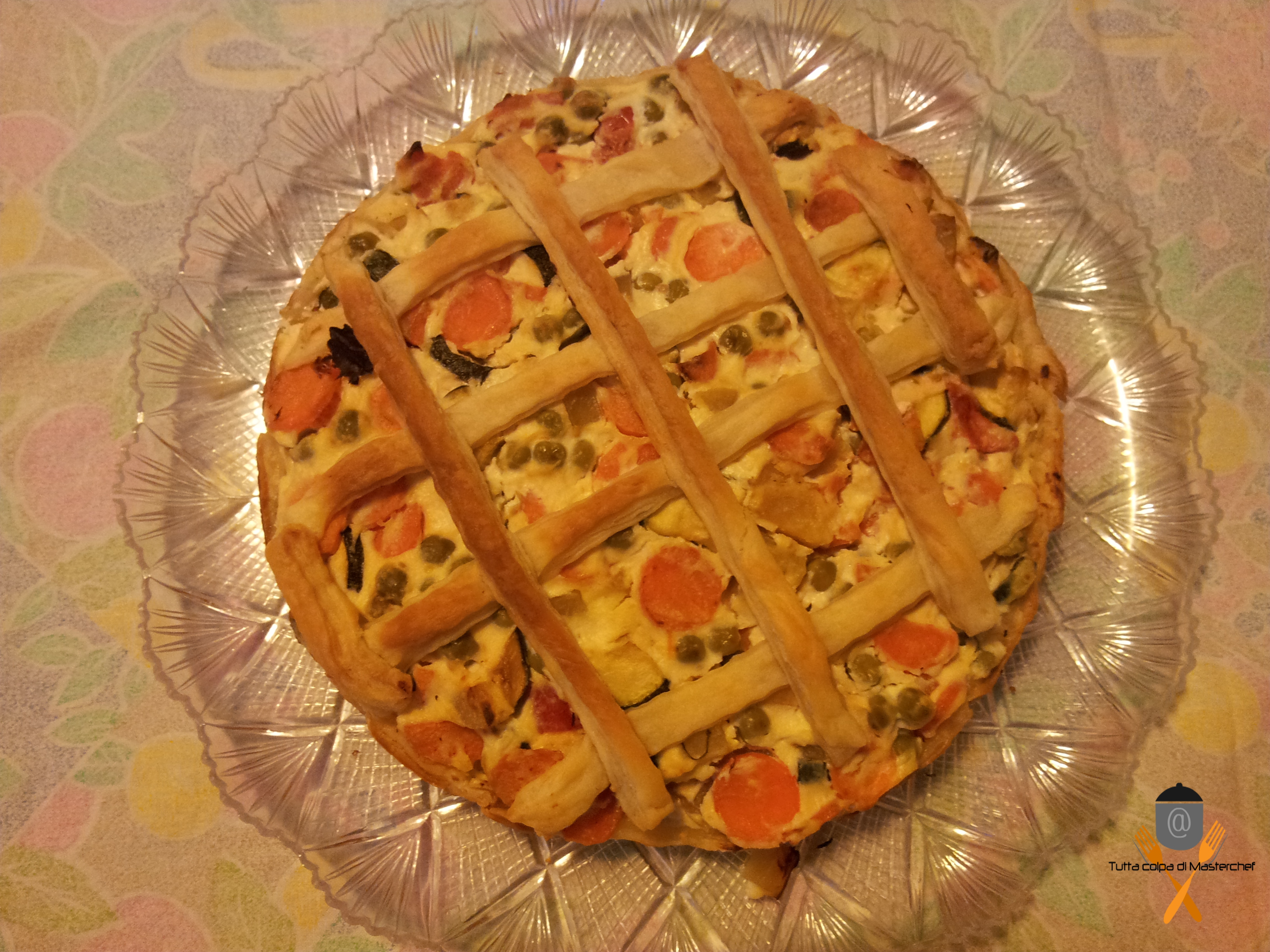 Torta rustica di verdure