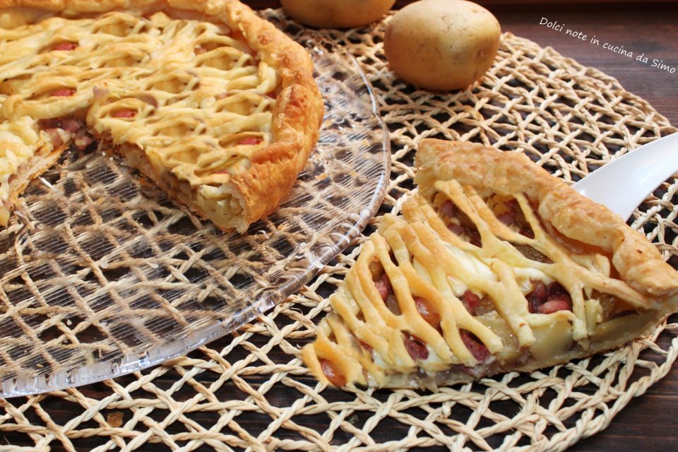 Torta rustica in crosta di sfoglia