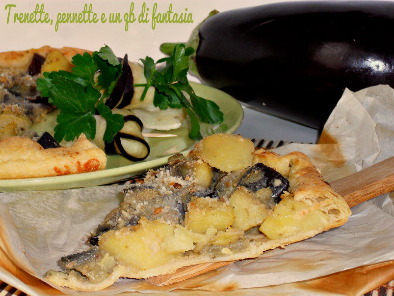 Torta rustica melanzane e patate